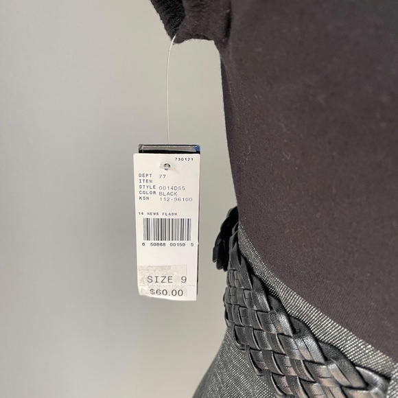 NWT Amywear Black two tone Dress - Picture 3 of 3